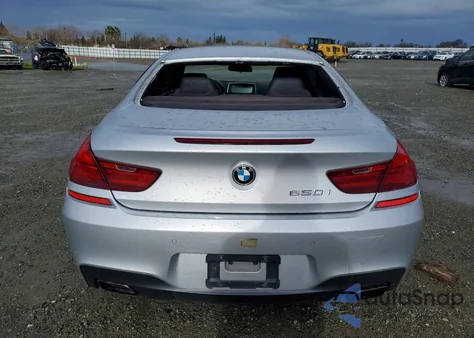 2013 BMW 650 I z USA, uszkodzony, nr VIN WBAYM9C56DDW20236